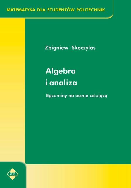 Algebra i analiza. Okładka