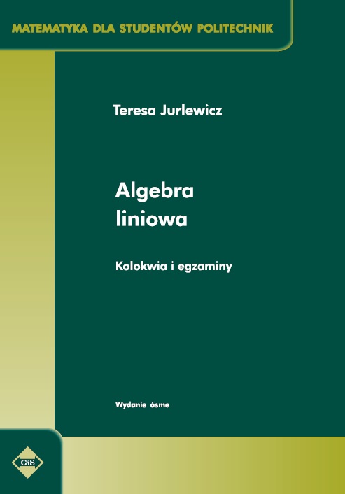 Algebra liniowa. Okładka