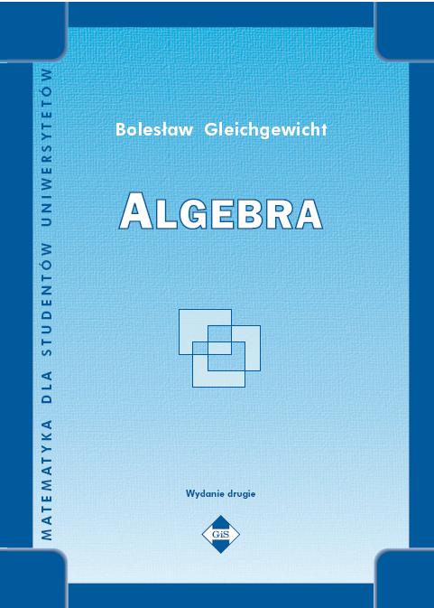 Algebra. Okładka