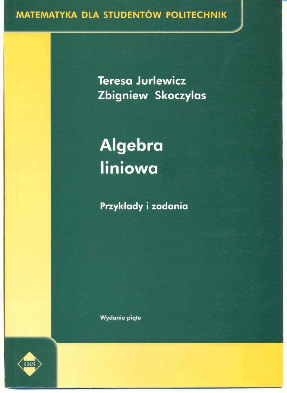 Algebra liniowa. Okładka