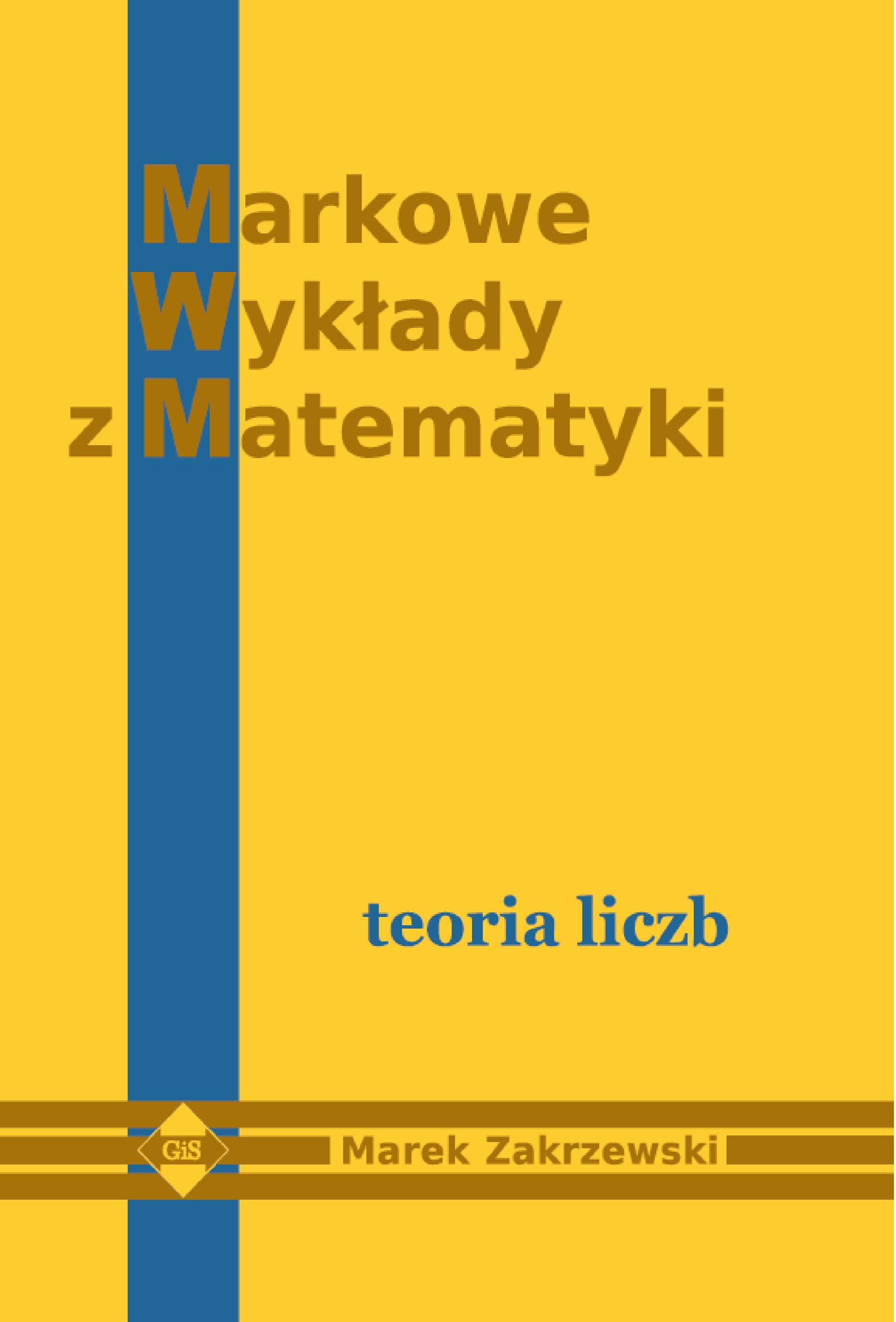 Teoria liczb. Okładka