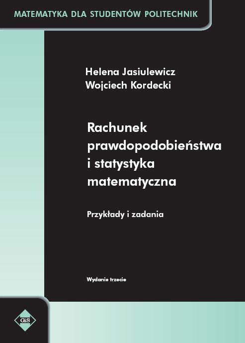 Rachunek prawdopodobieństwa i statystyka matematyczna. Okładka