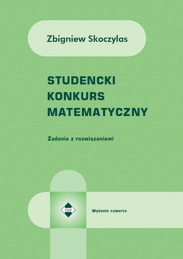 Studencki konkurs matematyczny. Okładka