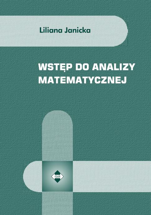 Wstęp do analizy matematycznej. Okładka